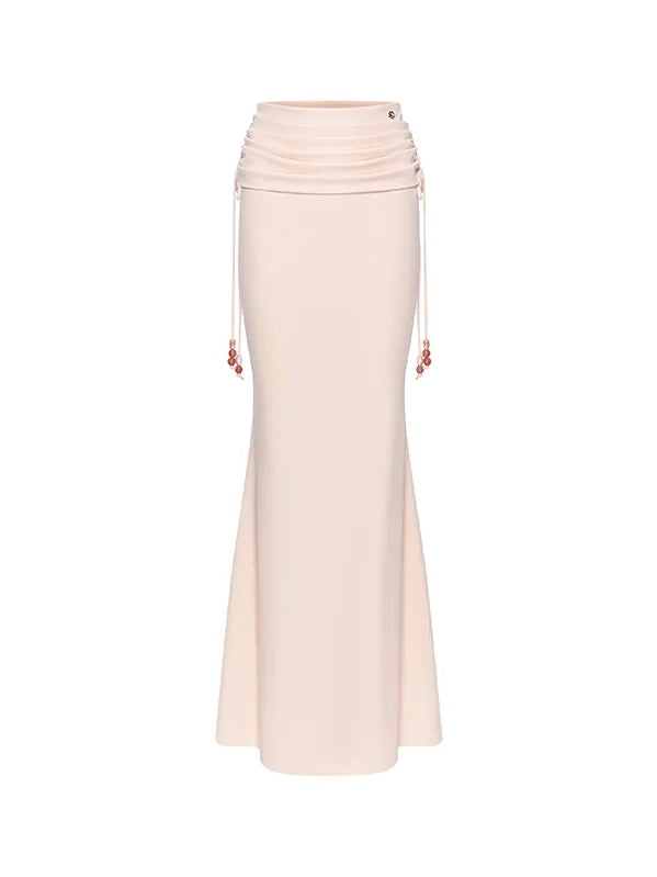 Selene Off Shoulder Corset Top & Ruched Mermaid Skirt Set
