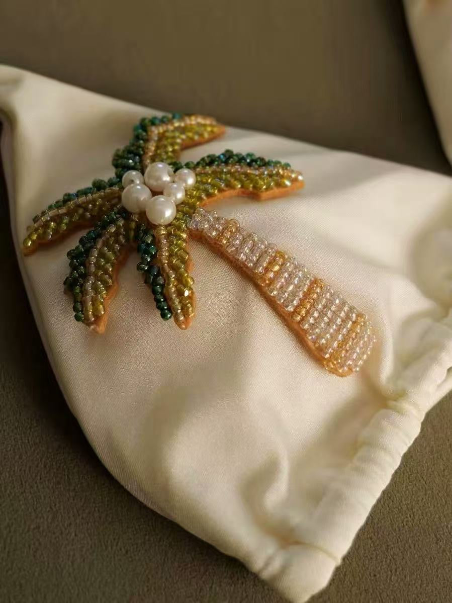 Palm Paradise Triangle Bikini Set