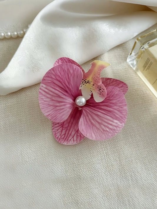 Orchid Flower Hair Clip (4 colours)