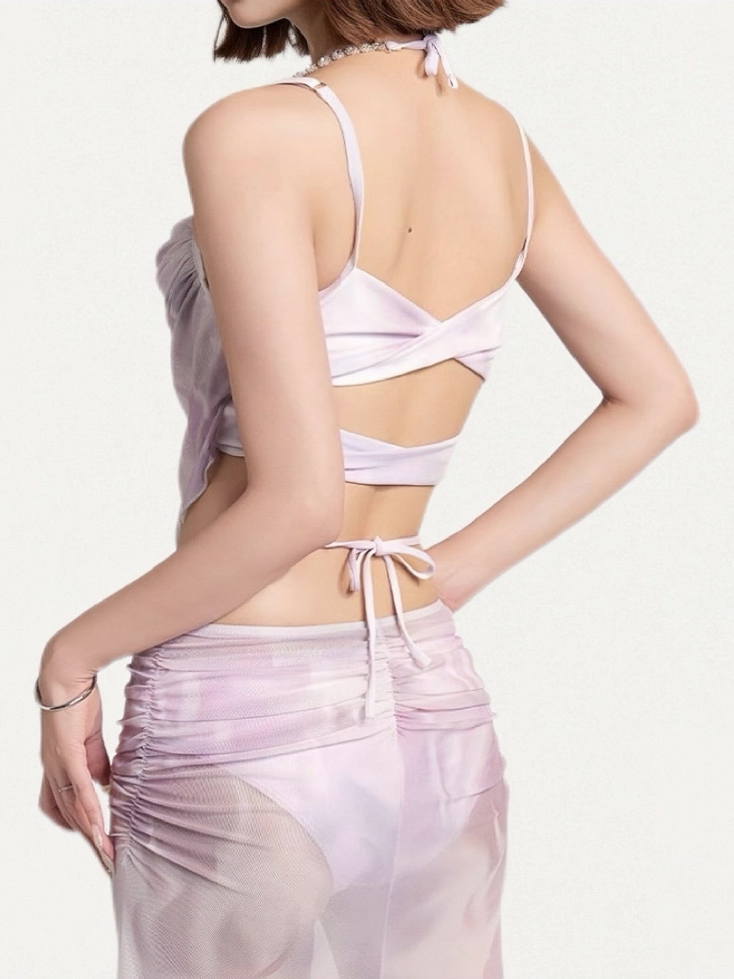 Lavender Aura 3-Piece Bikini Set
