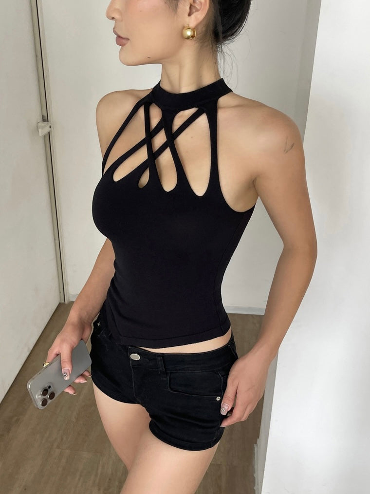 Sienna Cut-Out Crop Top