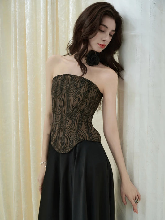 Crow Crew Corset Maxi Dress - PREORDER