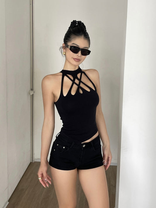 Sienna Cut-Out Crop Top