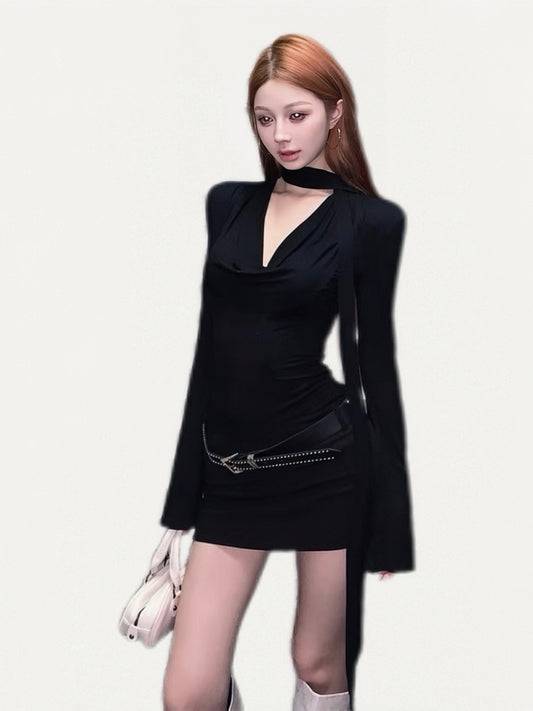 Cyber Eclipse Dress Three-Piece Set