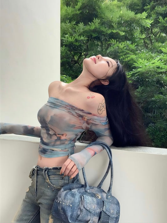 Angel Mesh Top