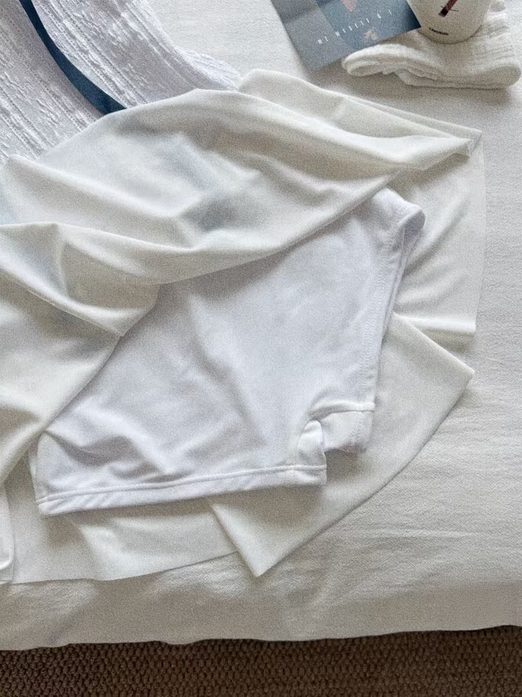 Ivory Rosette One-Piece Swimsuit