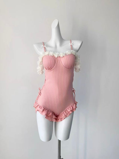 Peach Blush One-Piece Swimsuit