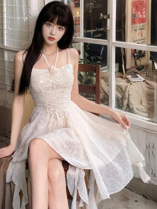 Ivory Mini Dress
