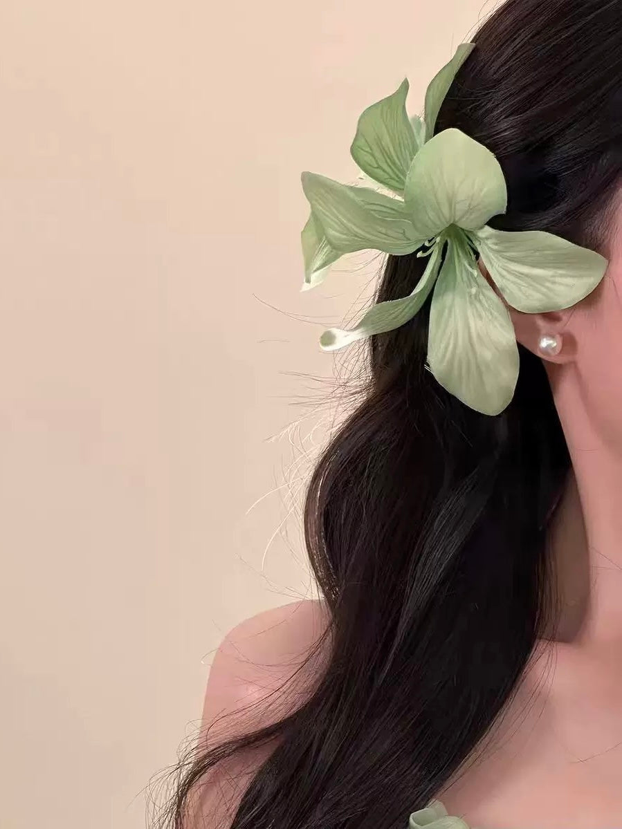Sage Bloom Hair Clip