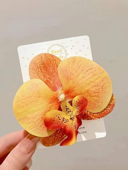 Orchid Flower Hair Clip (4 colours)