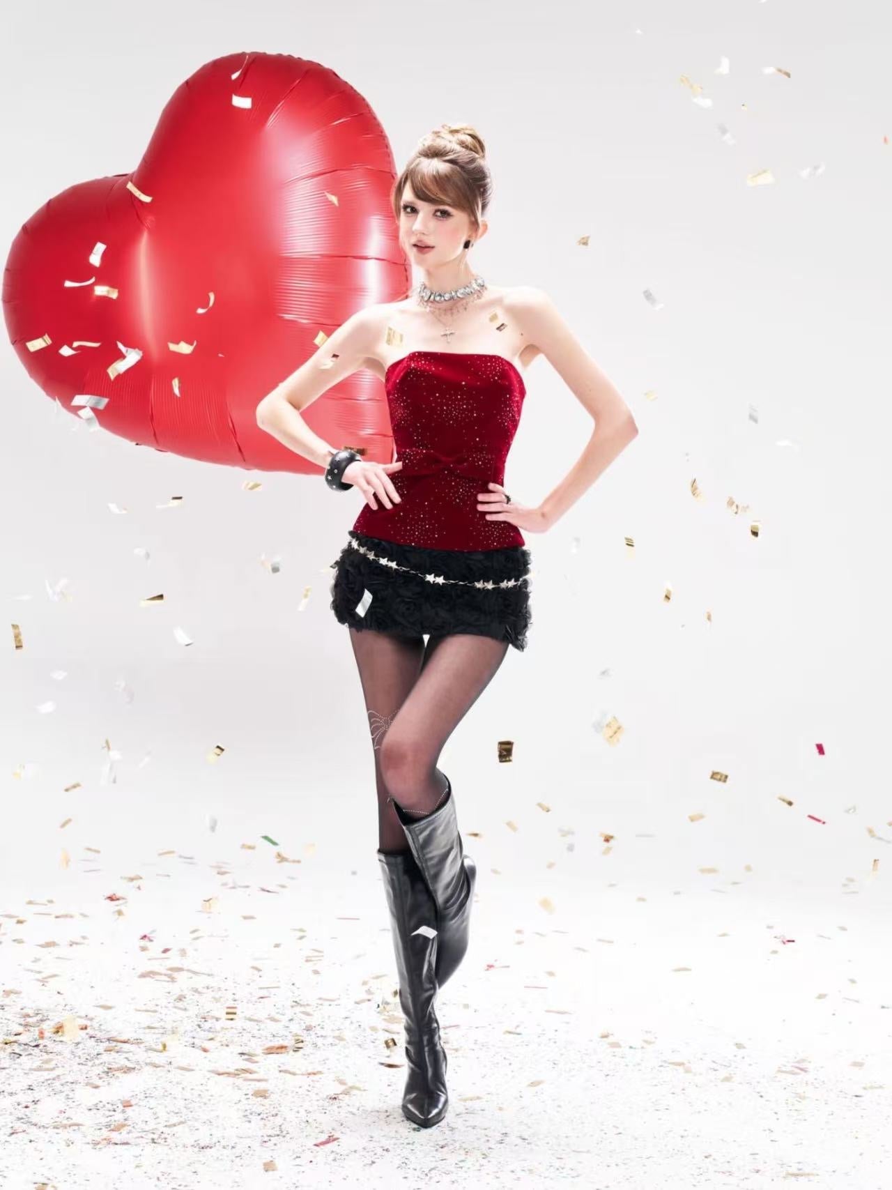 CHAN CLUB Monta Corset & Mini Skirt