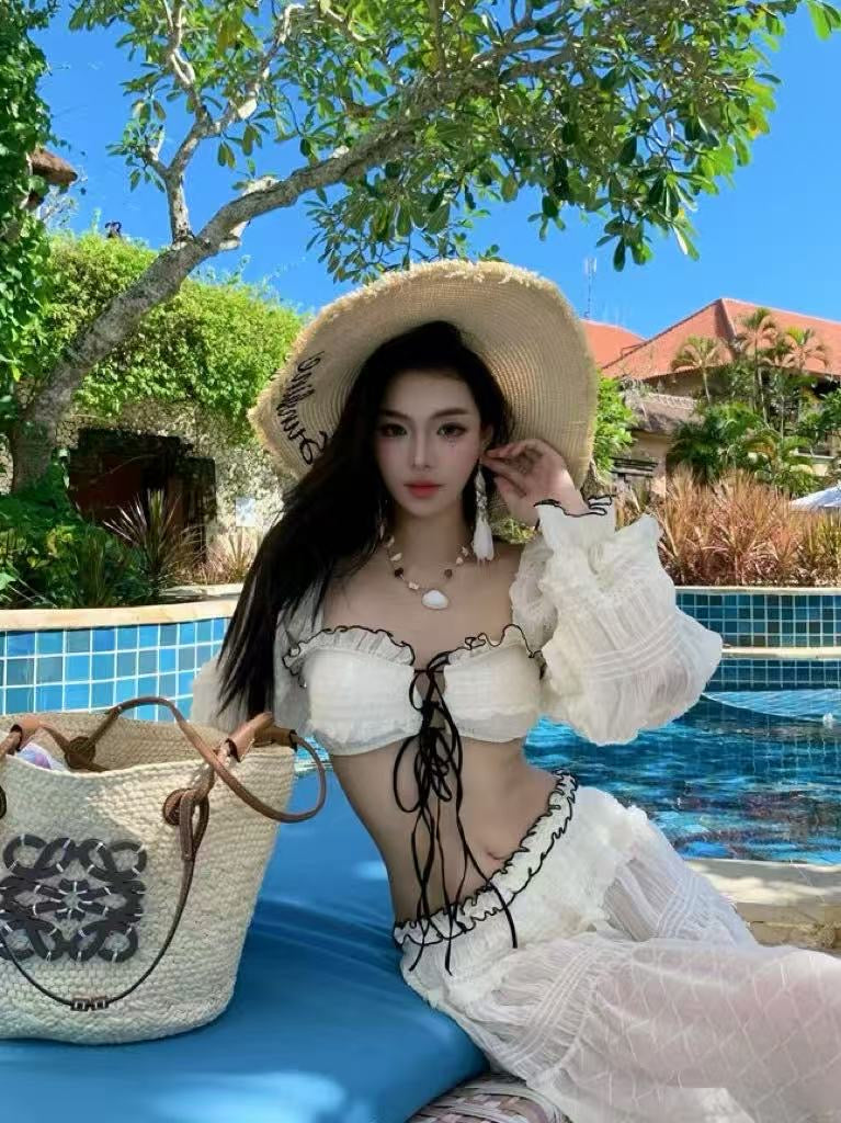 Island Muse Resort Set - Three-Piece Bikini Set