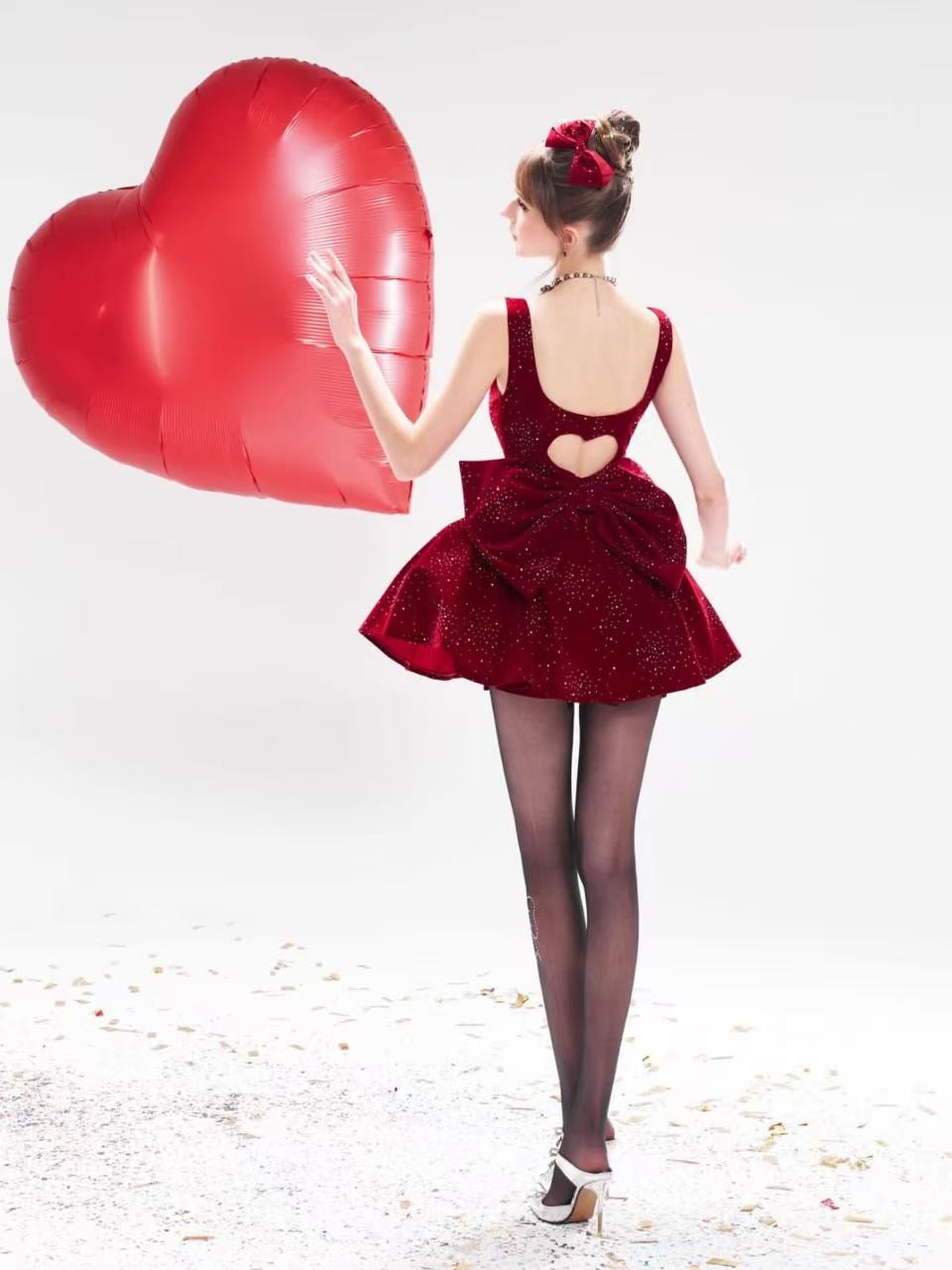 CHAN CLUB Valentine Mini Dress