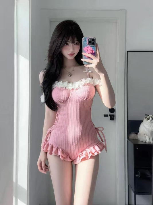 Peach Blush One-Piece Swimsuit