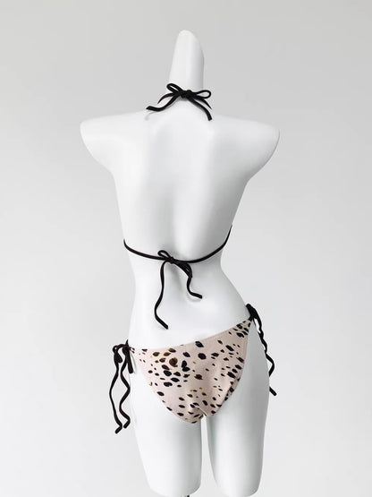 Cocoa Dune Three-Piece Bikini Set