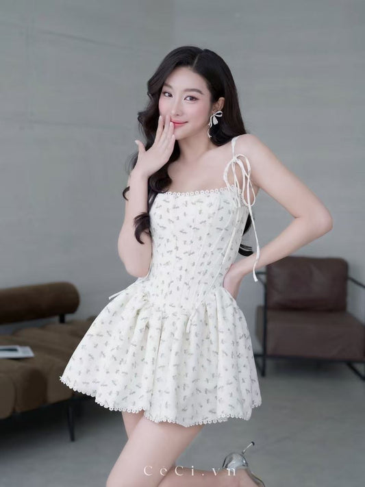 Céci Calina Corset Mini Dress