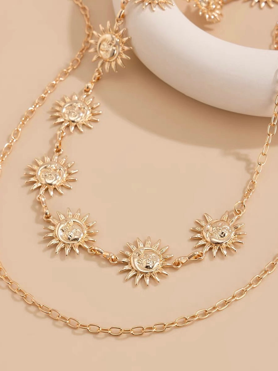 Sun Motif Waist Chain