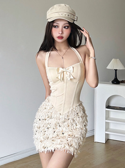 Snowy Fairy Mini Dress
