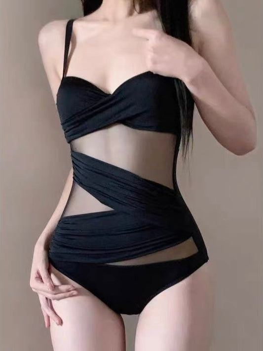 Blokette Black One-Piece Swimsuit