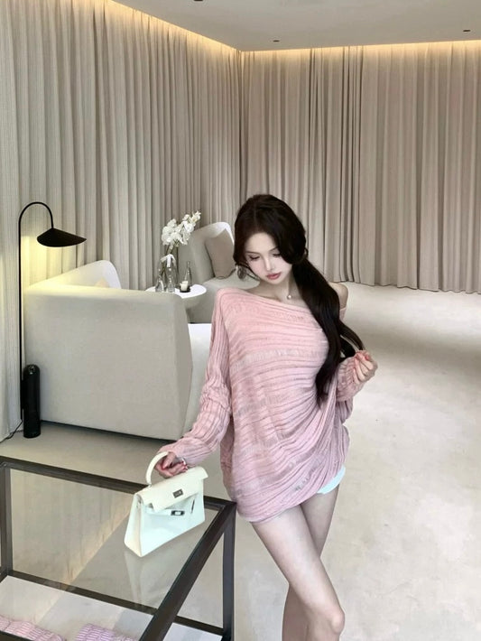 Blush Whisper Knit Top