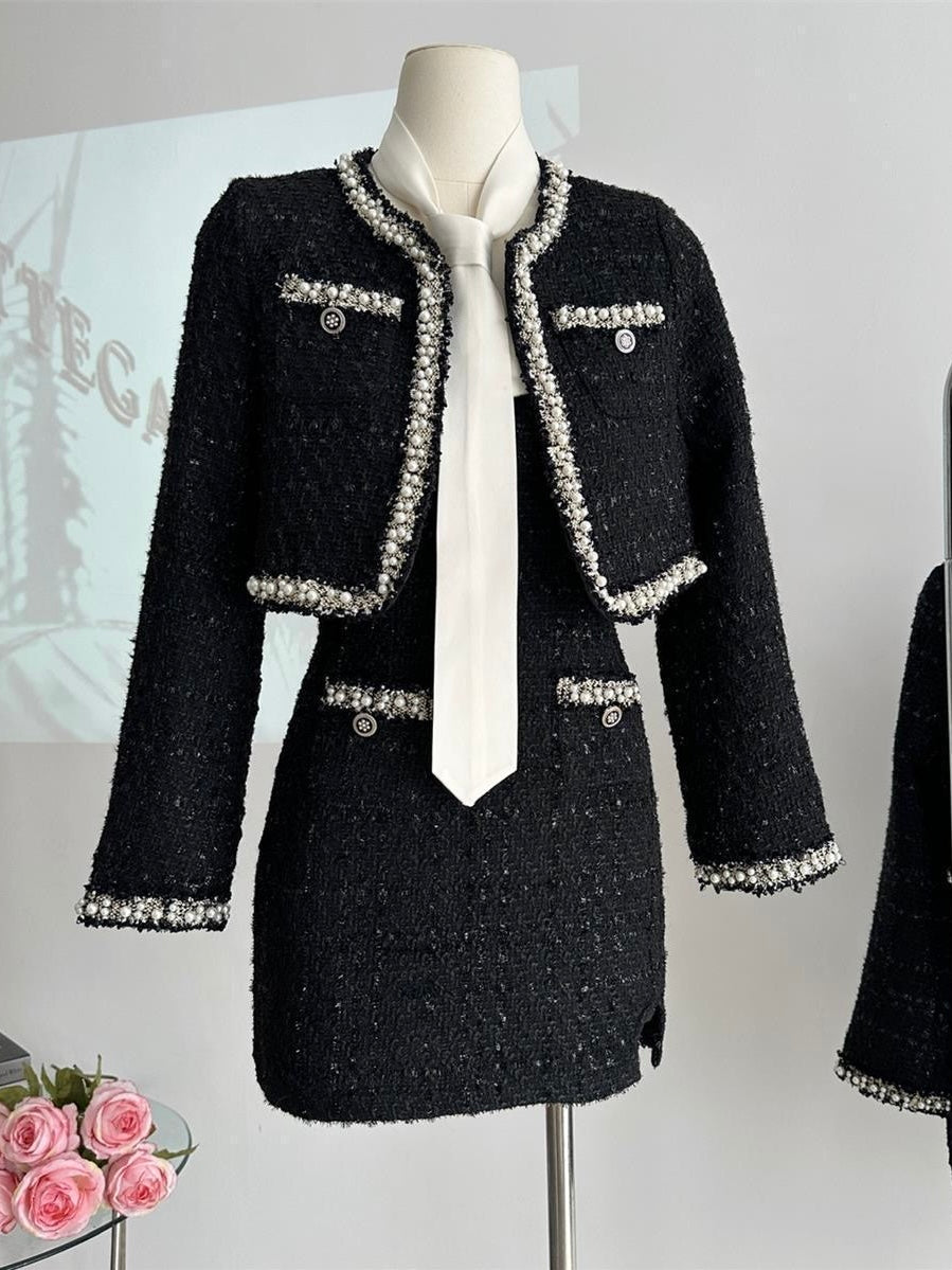 Giovanna Set - Tweed Jacket and Dress