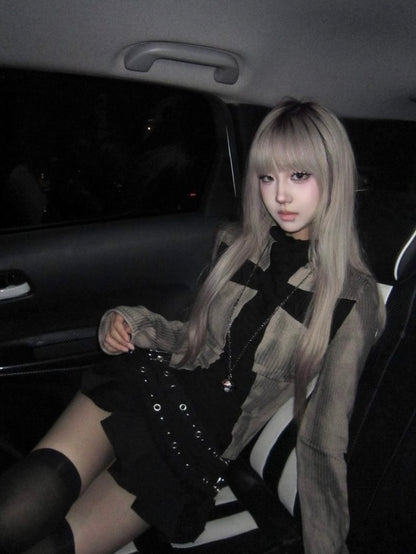 Venom Long Sleeve Top & Belt Skirt