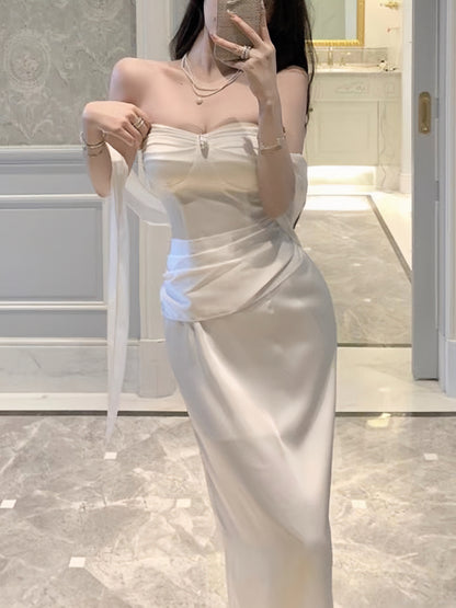Dianna Satin Maxi Dress