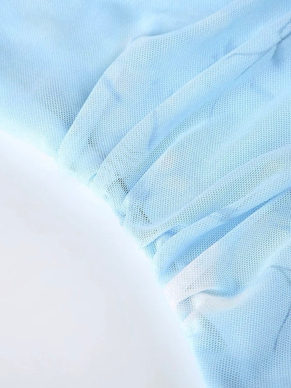 Echos of Moonlace Mesh Maxi Dress