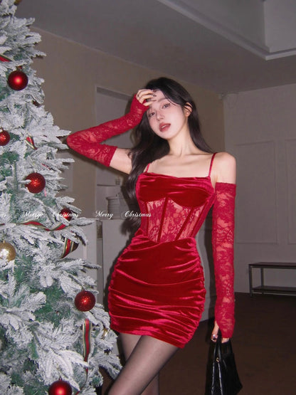 Lace Romance Mini Dress