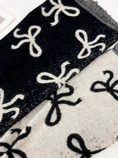 Jennie Bow Knot Gradient Scarf