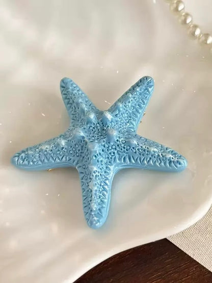 Coastal Starfish Hair Clip