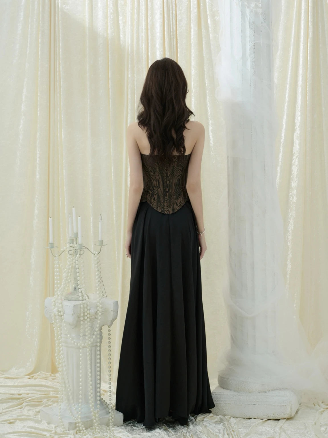 Crow Crew Corset Maxi Dress - PREORDER