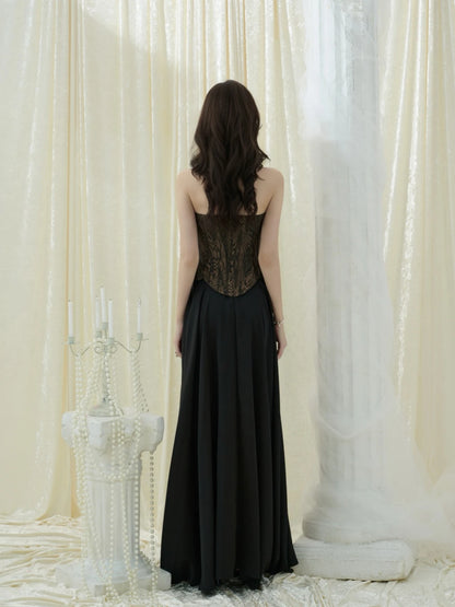 Crow Crew Corset Maxi Dress - PREORDER