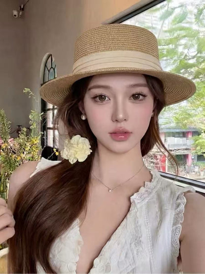 Riviera Wide Brim Straw Hat