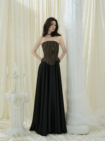 Crow Crew Corset Maxi Dress - PREORDER