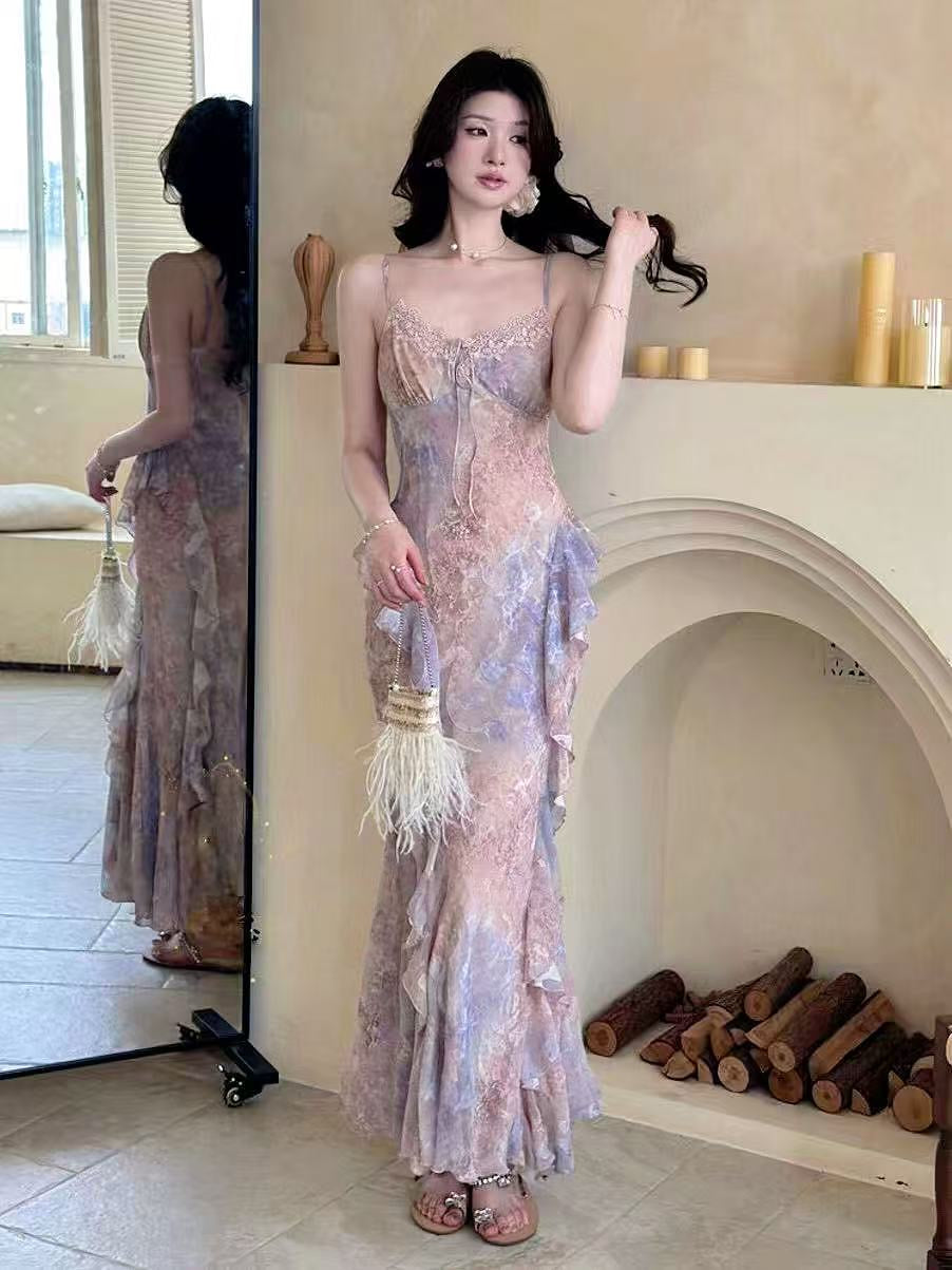 Lavender Mirage Maxi Dress