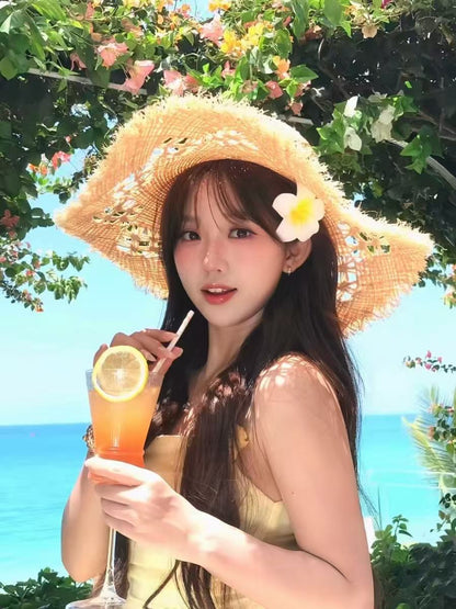 Palm Breeze Raffia Hat