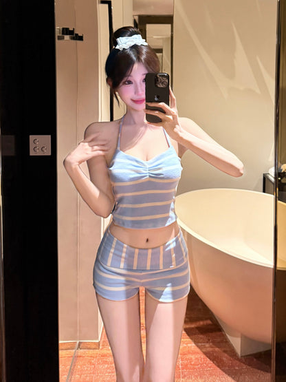 Coastal Stripe Tankini Set