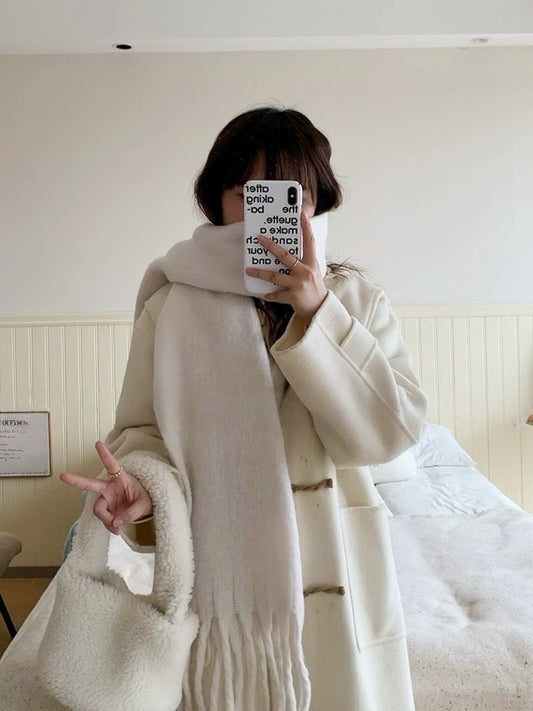Snowy White Scarf