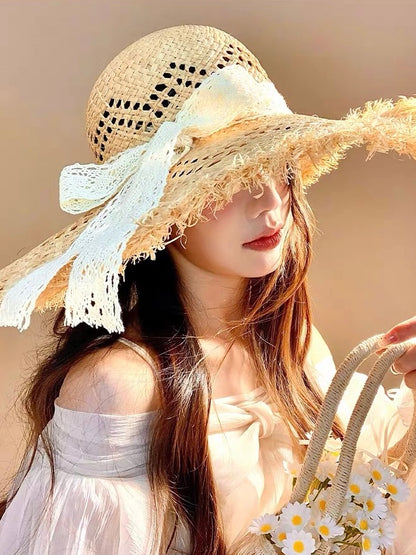 Lace Ribbon Hat