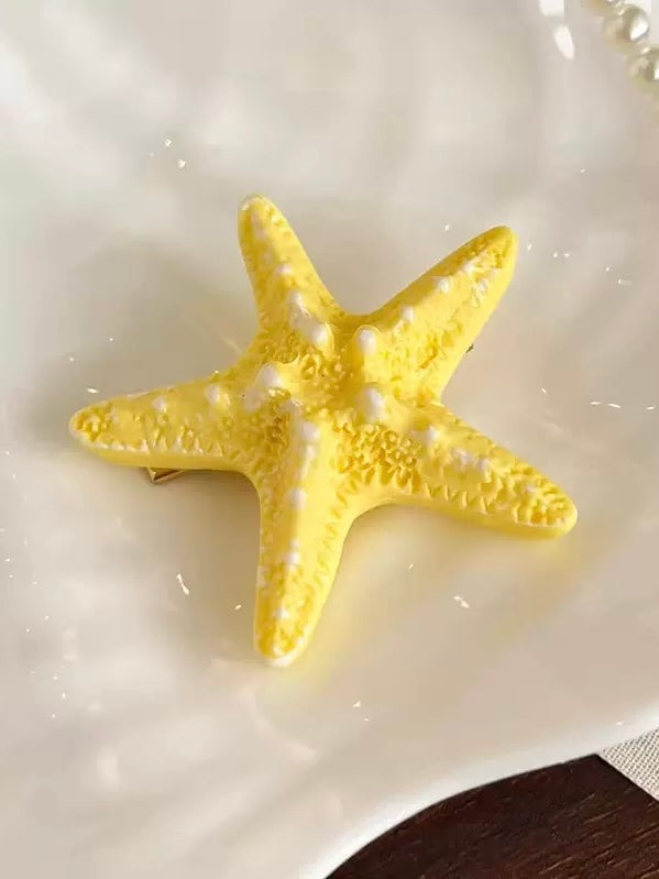 Coastal Starfish Hair Clip