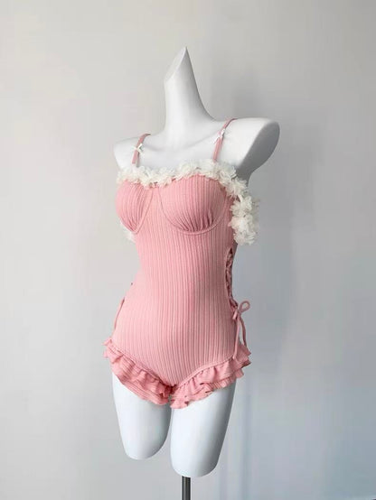 Peach Blush One-Piece Swimsuit