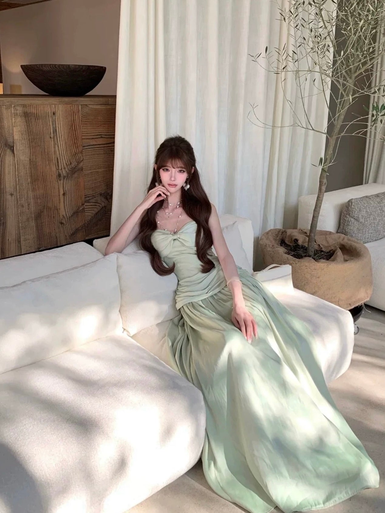 Sage Seraphina Maxi Dress