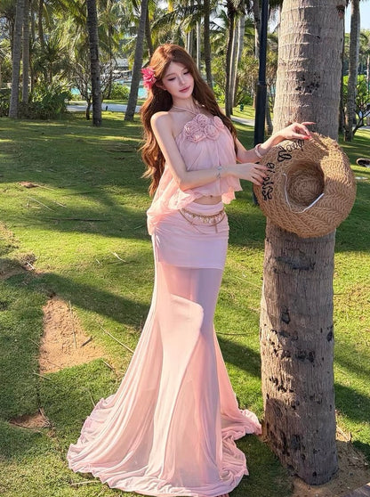 Rosalie Bloom Top & Maxi Skirt Set