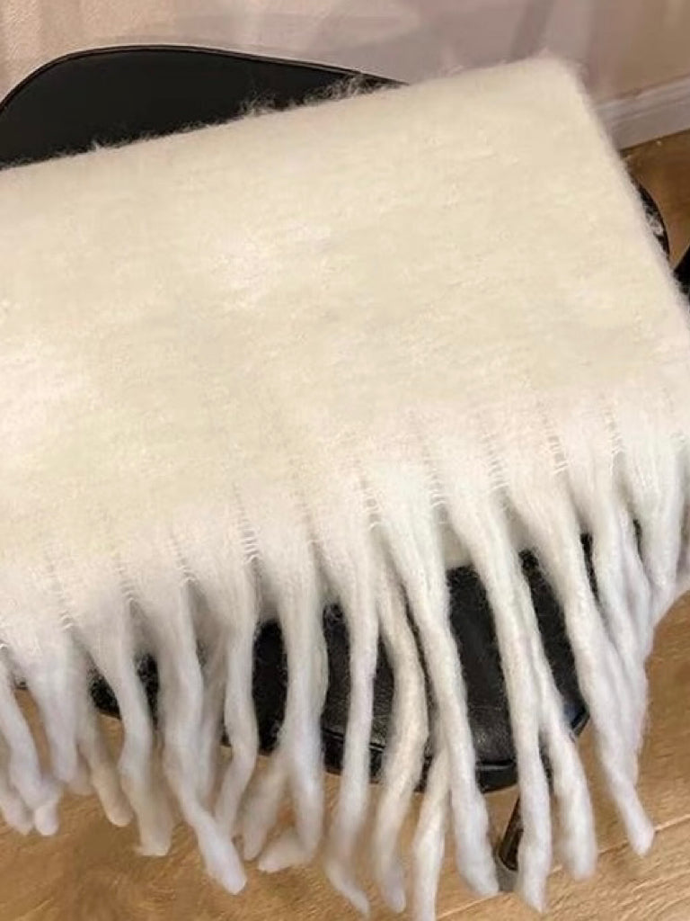 Snowy White Scarf