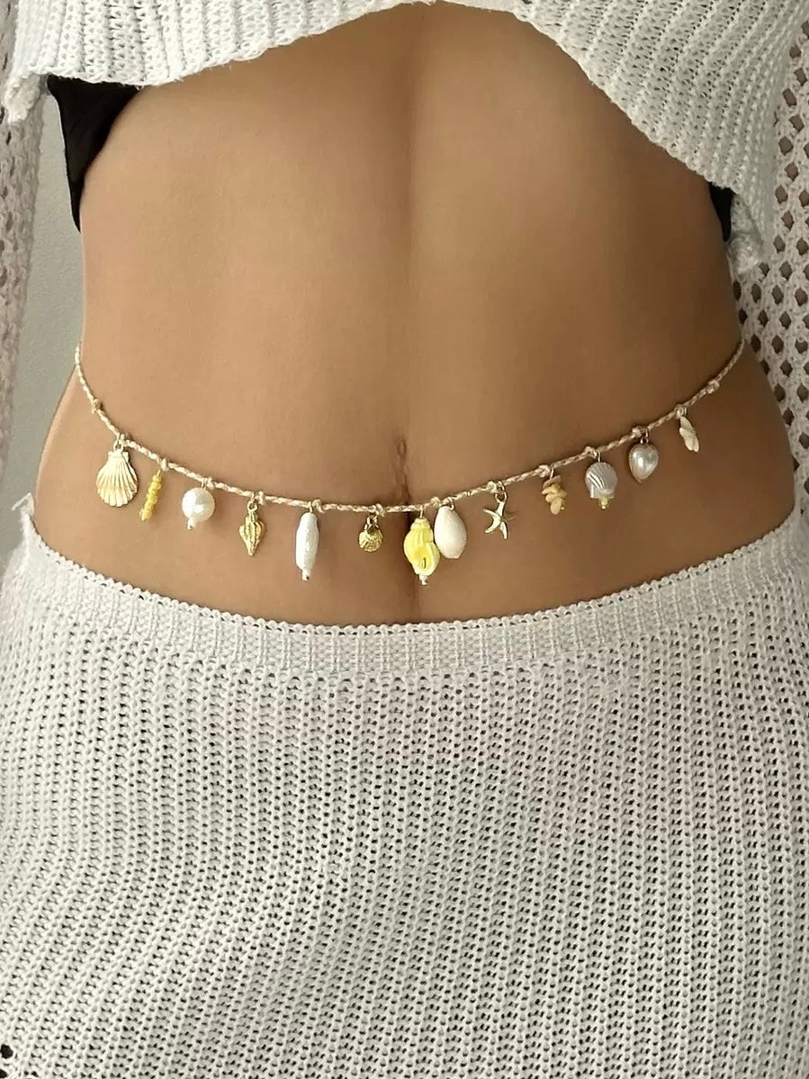 Island Shell Waist Tie