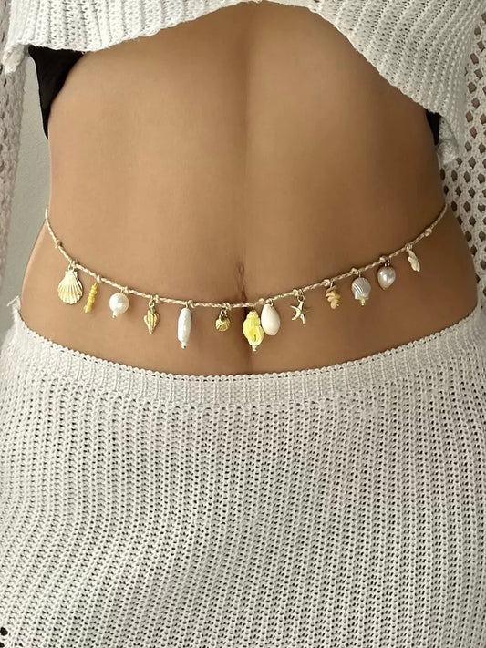 Island Shell Waist Tie