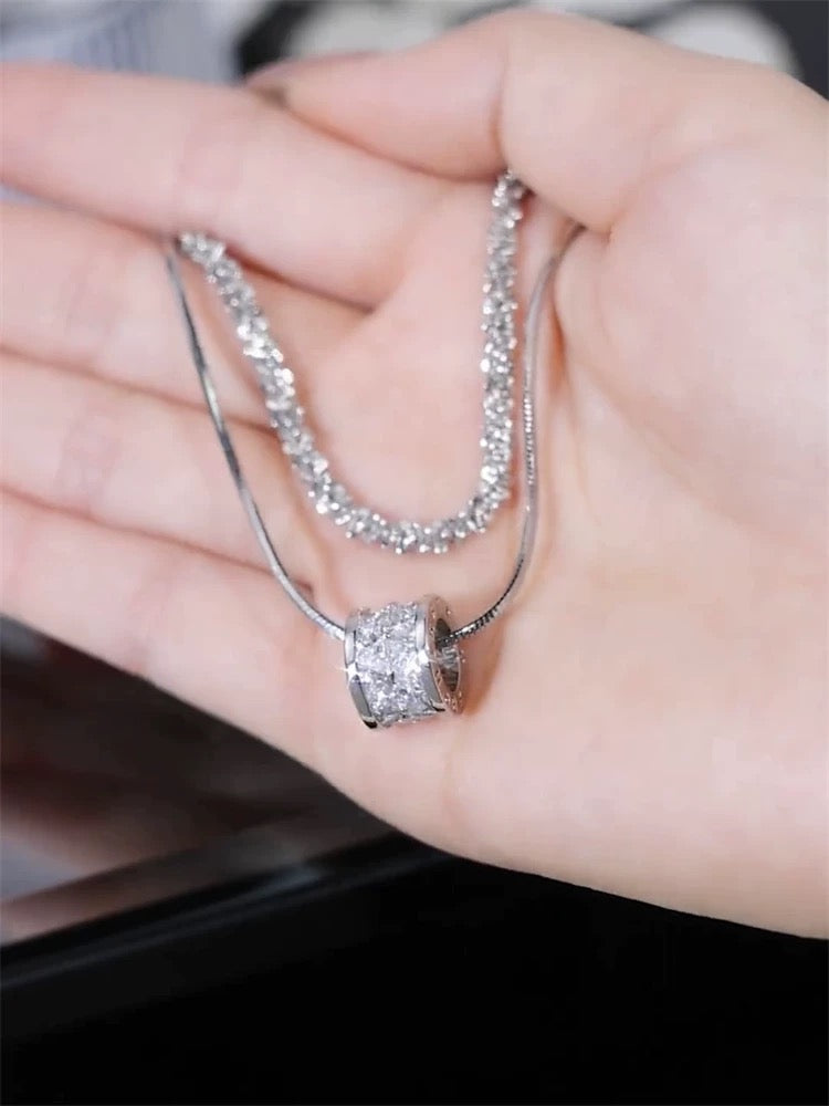 Luminous Halo Layer Necklace