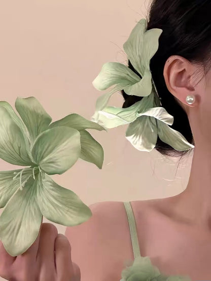 Sage Bloom Hair Clip