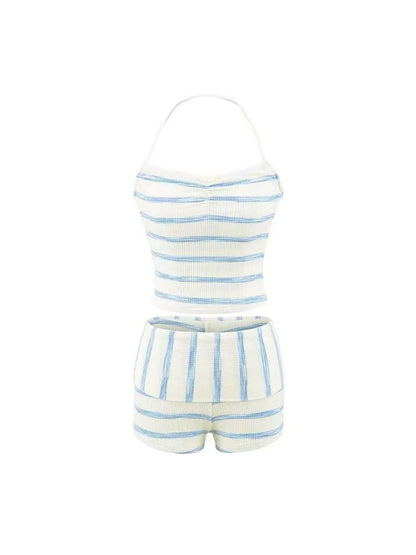 Coastal Stripe Tankini Set